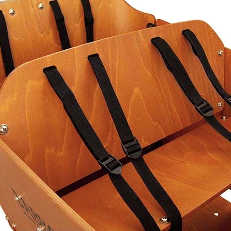 Extra bankje Babboe bakfiets met gordels, Ophalen, Gebruikt, Overige typen, 40 tot 60 kg
