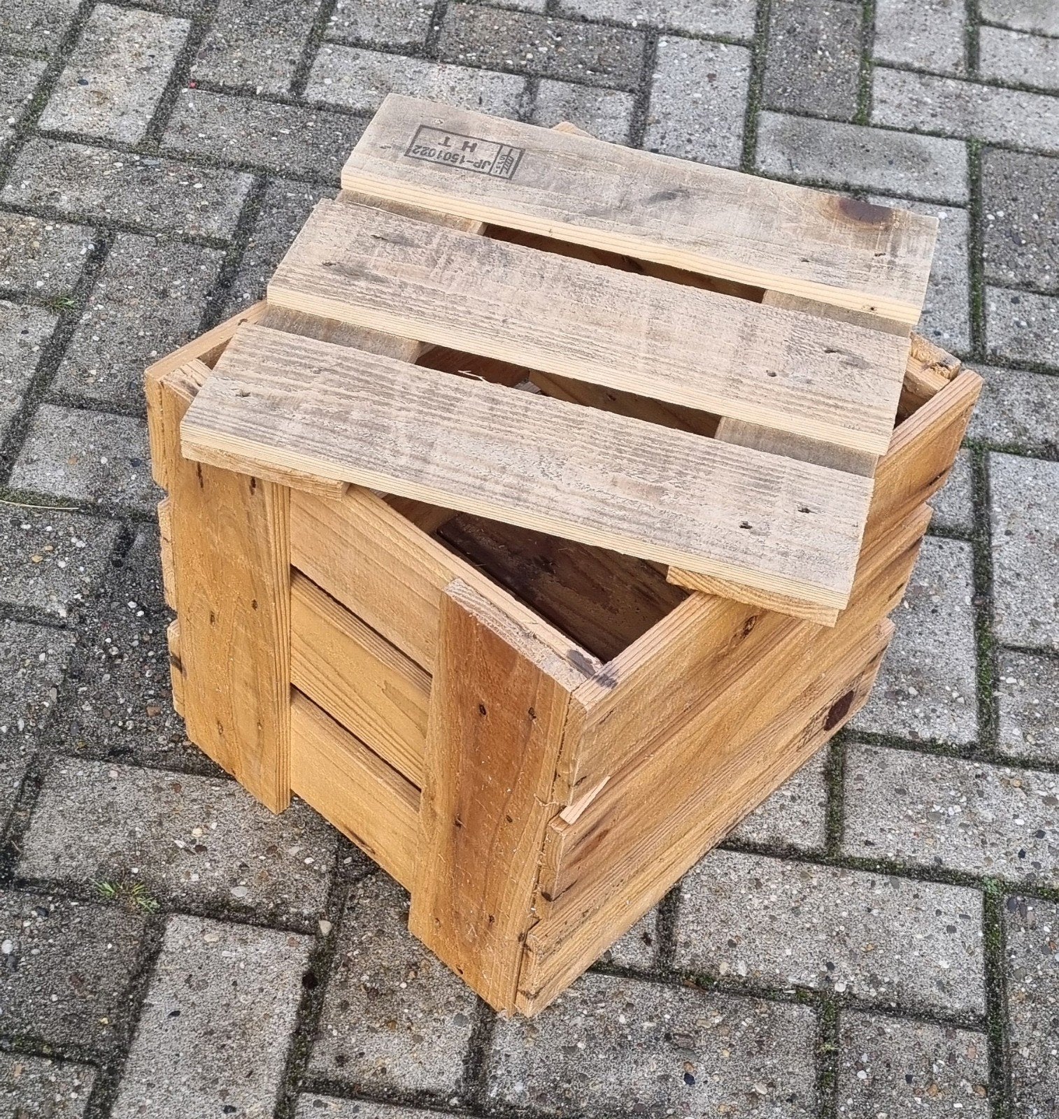 Houten kratjes 35x32,5x33cm, Ophalen, Minder dan 50 cm, Minder dan 50 cm, Zo goed als nieuw