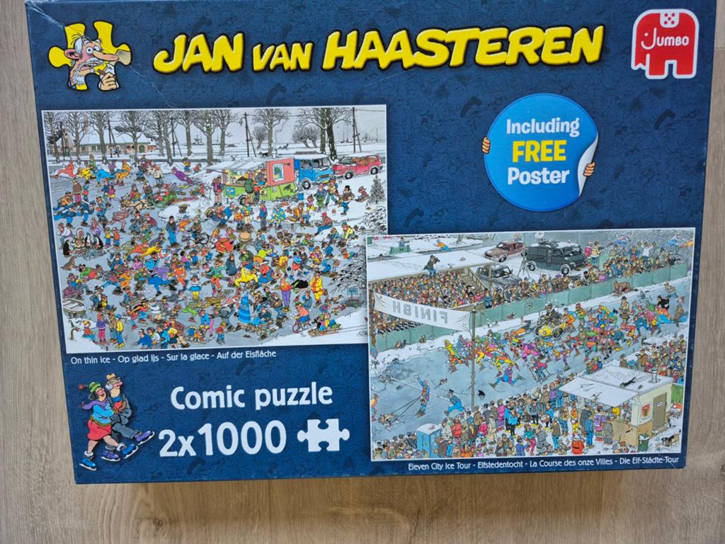 Jan van haasteren puzzels, Hobby en Vrije tijd, Denksport en Puzzels, Ophalen, 500 t/m 1500 stukjes, Zo goed als nieuw, Legpuzzel