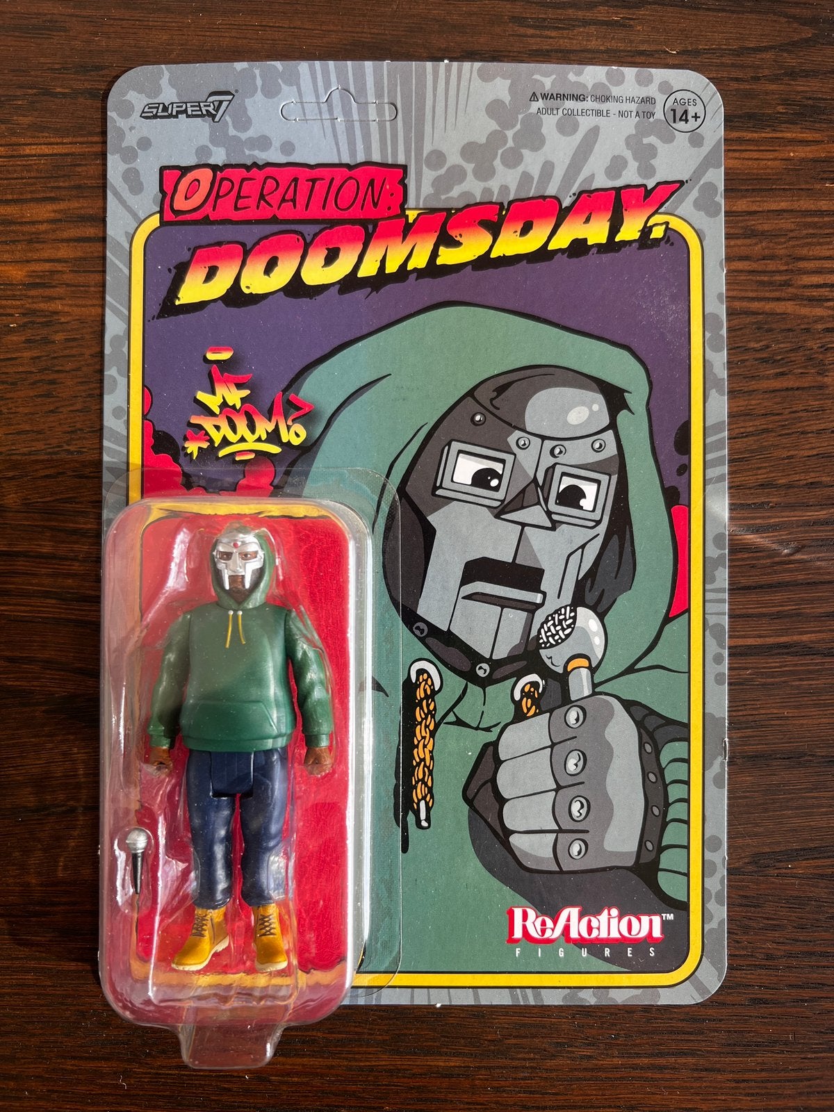MF Doom ReAction figure - Super 7, Ophalen of Verzenden