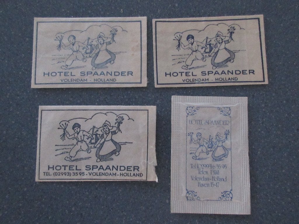 4 x Volendam, hotel Spaander, Verzenden, Nederland