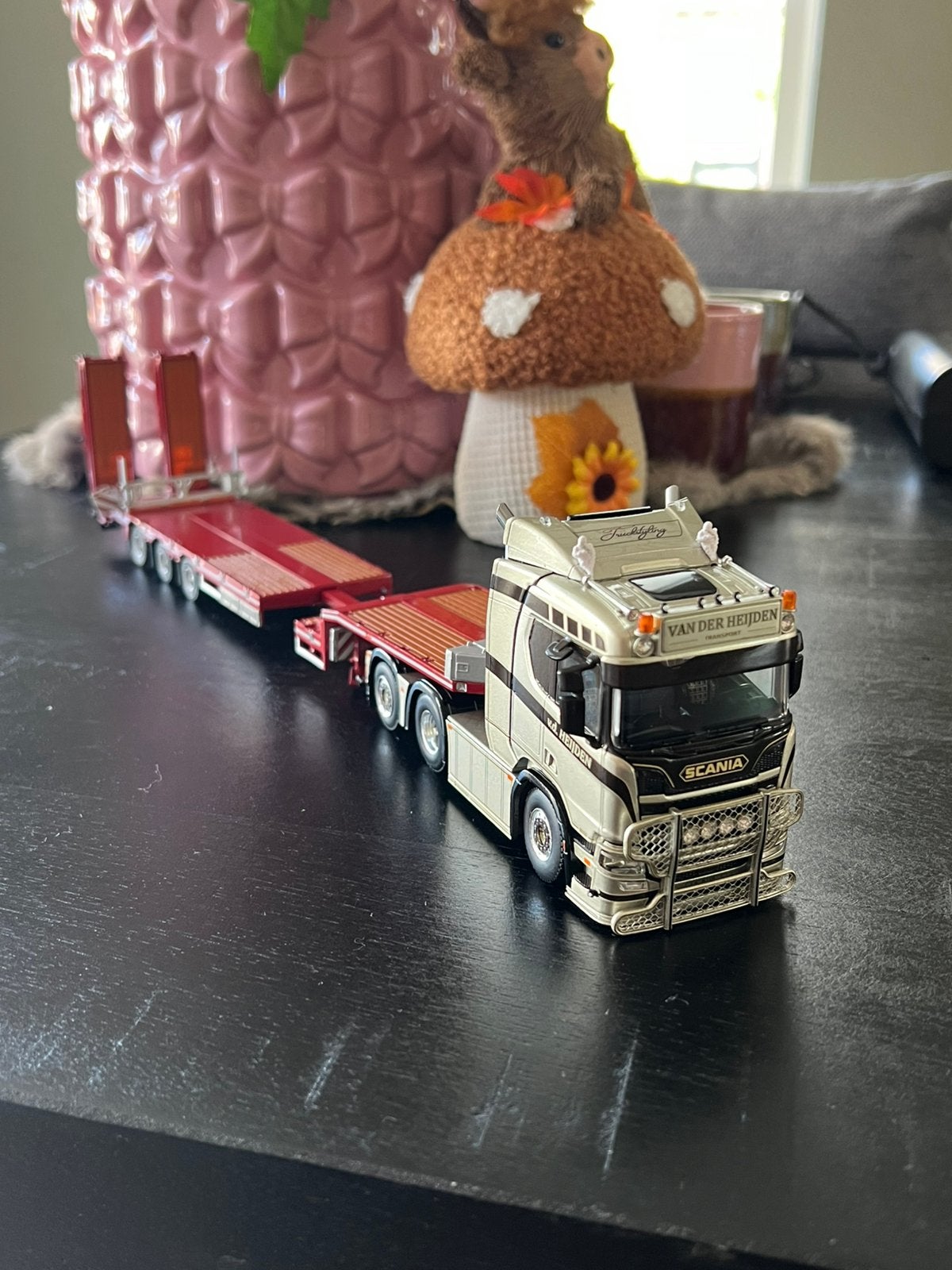 WSI Scania Lex vd Heijden met semi, Hobby en Vrije tijd, Ophalen of Verzenden, Nieuw, Bus of Vrachtwagen, Wsi