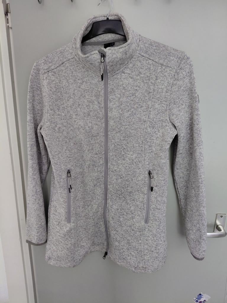 Dames vest/jas, Ophalen of Verzenden, Zo goed als nieuw, Maat 38/40 (M), Grijs