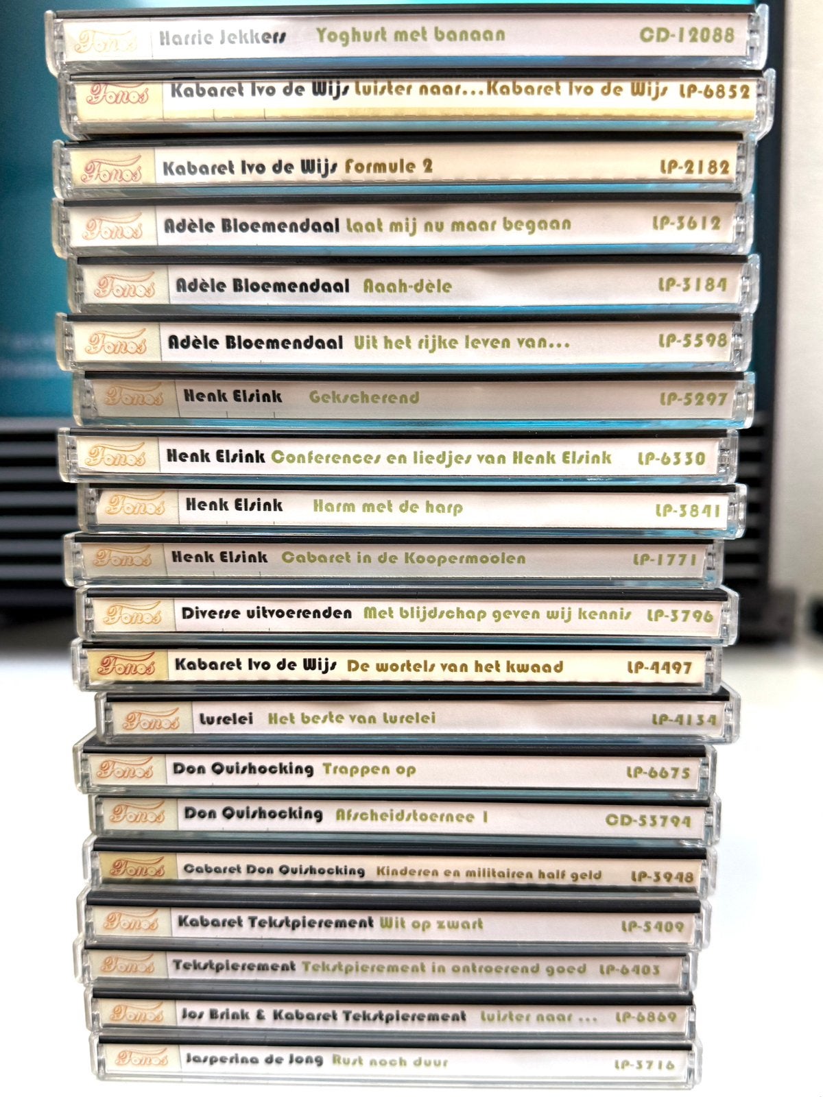 Fonos cabaret CD’s, Cd's en Dvd's, Ophalen of Verzenden, Zo goed als nieuw, Nederlandstalig