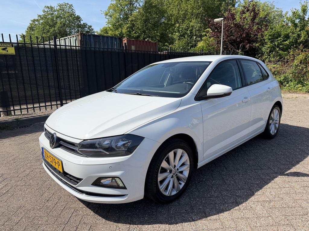 Volkswagen Polo 1.0 TSI Highline 5 Drs Clima/ACC/Carplay/Nav, Voorwielaandrijving, Stof, 1045 kg, Wit