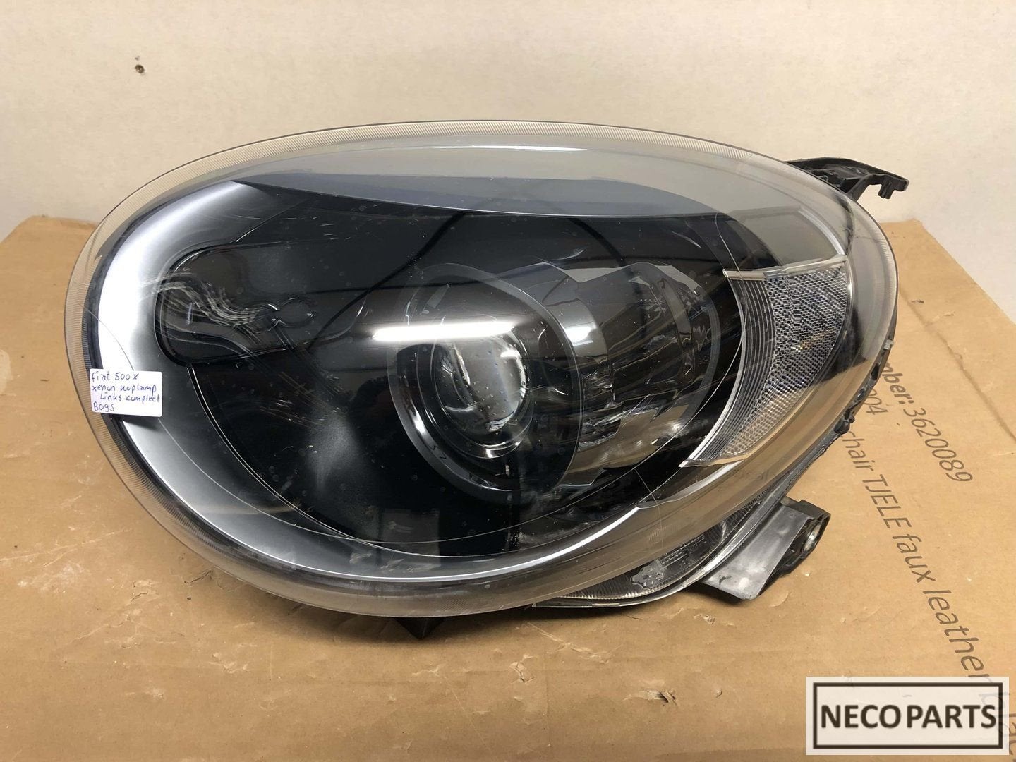 Fiat 500 X xenon led koplamp black uitvoering compleet, Auto-onderdelen, Verlichting, Gebruikt, -, -, Ophalen of Verzenden