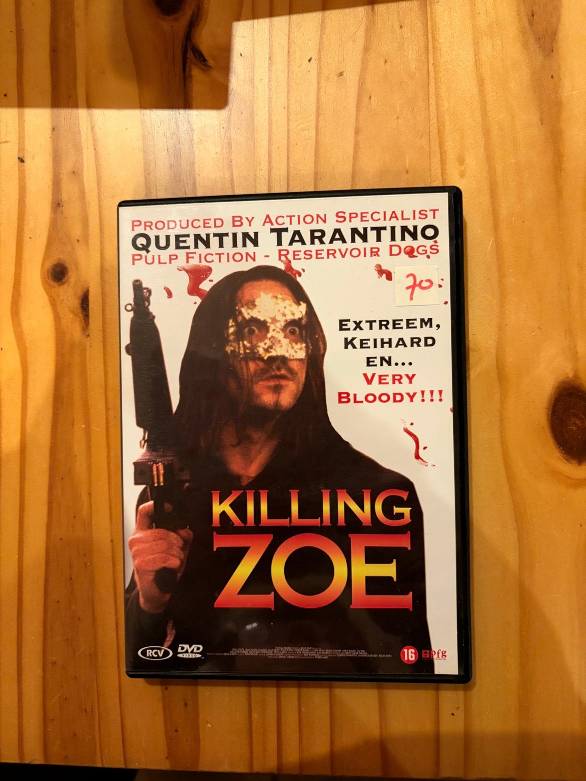 Dvd killing Zoe Quentin Tarantino, Vanaf 16 jaar, Ophalen of Verzenden, Zo goed als nieuw, Gore