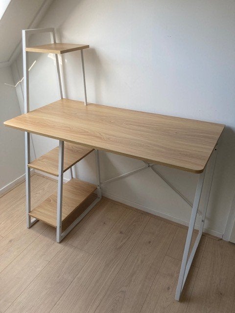 grenen bureau, Ophalen, Opbergruimte, Gebruikt, 103 cm