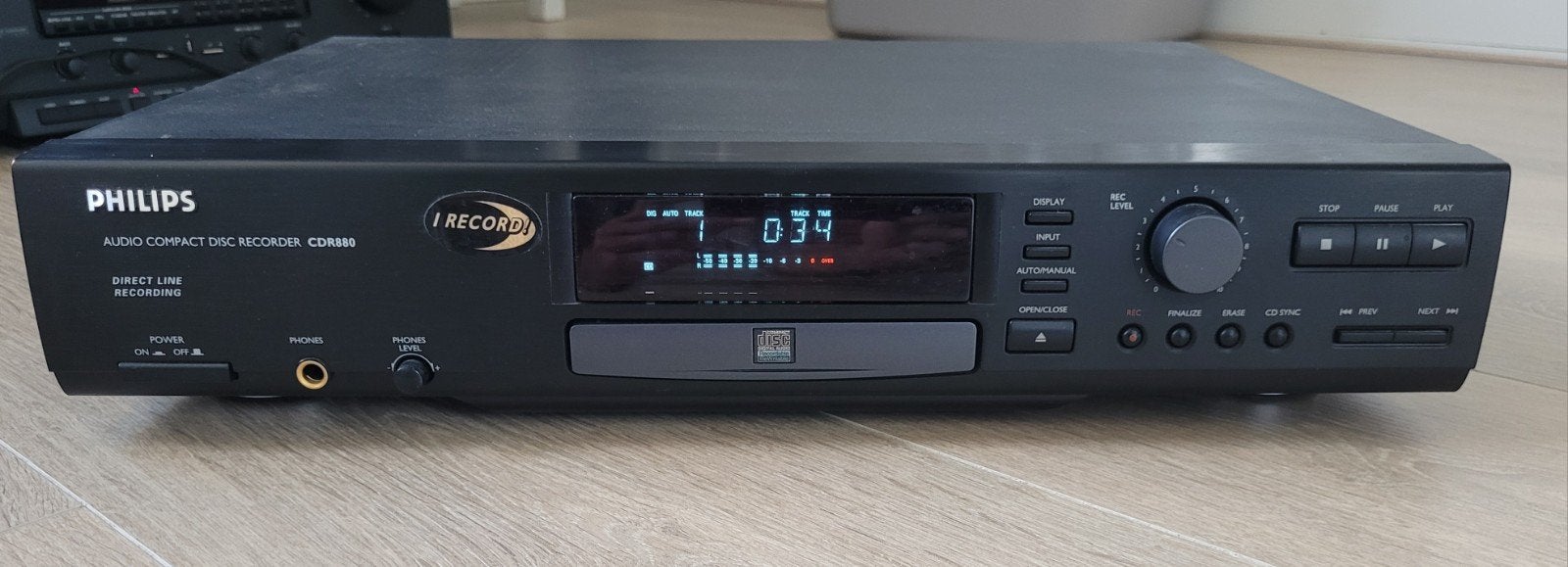 Philips CD 880R CD Speler / Recorder, Audio, Tv en Foto, Cd-spelers, Ophalen, Gebruikt, Philips