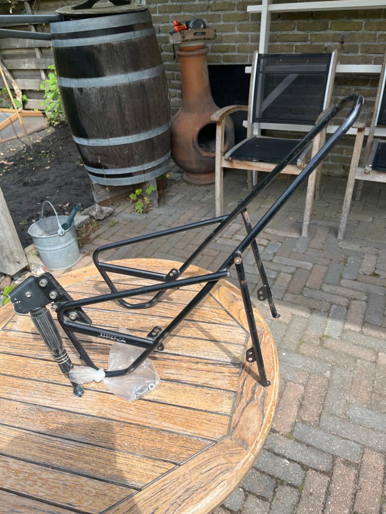 Tubus Lowrider voorvork drager, Fietsen en Brommers, Fietsaccessoires | Bagagedragers, Ophalen of Verzenden, Gebruikt