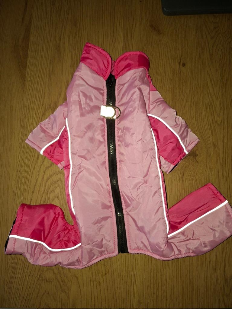 Roze honden winter jumpsuit/jas maat L, Ophalen of Verzenden, Nieuw, Hondenjas