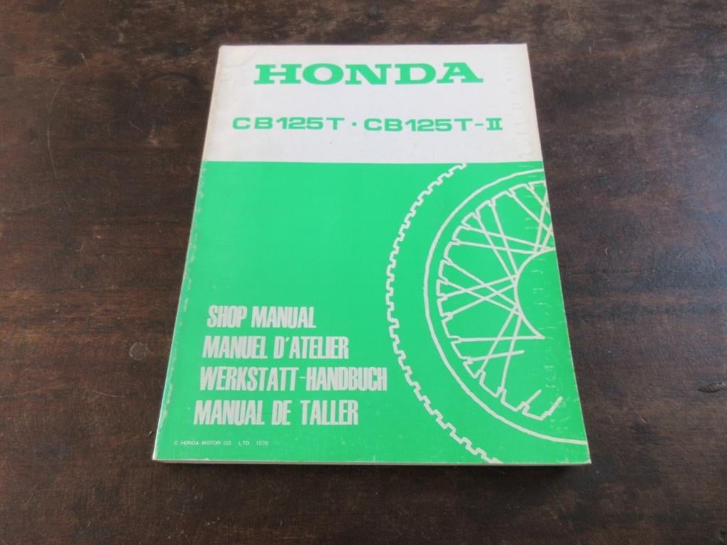 Honda CB125T CB125TII werkplaatshandboek shop service manual, Ophalen of Verzenden, Honda