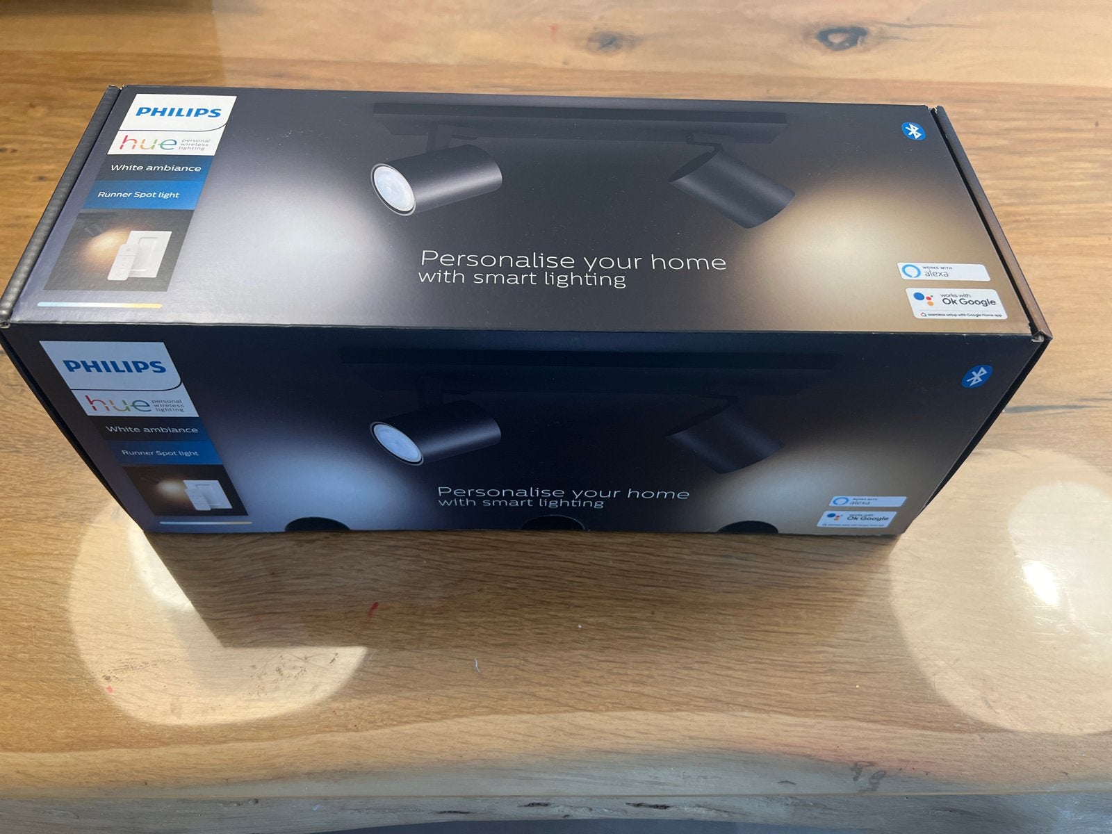 Philips Hue White Ambiance Runner Spot Light - Nieuw, Ophalen, Nieuw, Plafondspot of Wandspot