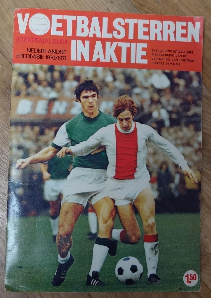 VOETBALPLAATJES album (no15) Vanderhout 1970/71 met Cruyff, Verzamelen, Sportartikelen en Voetbal, Ophalen of Verzenden, Gebruikt