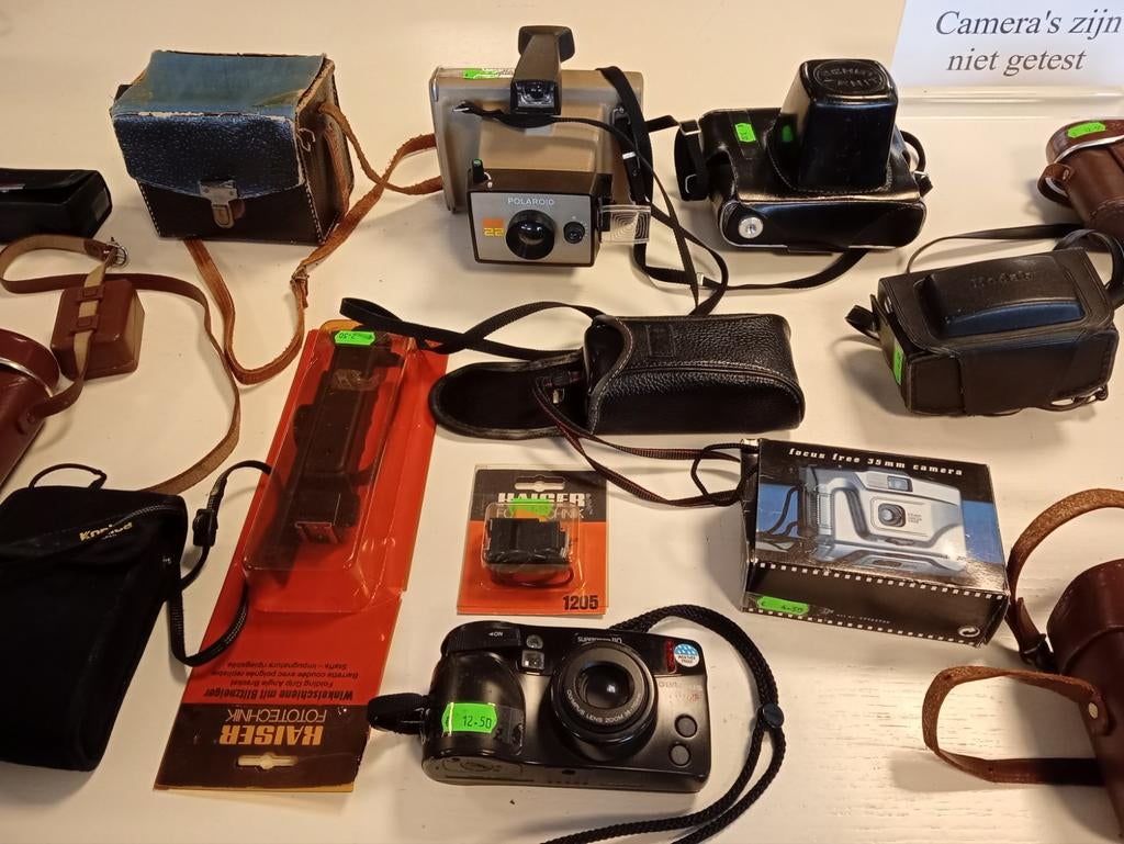 Grote verzameling camera's , fototoestel, analoog, Ophalen, Compact, Overige Merken
