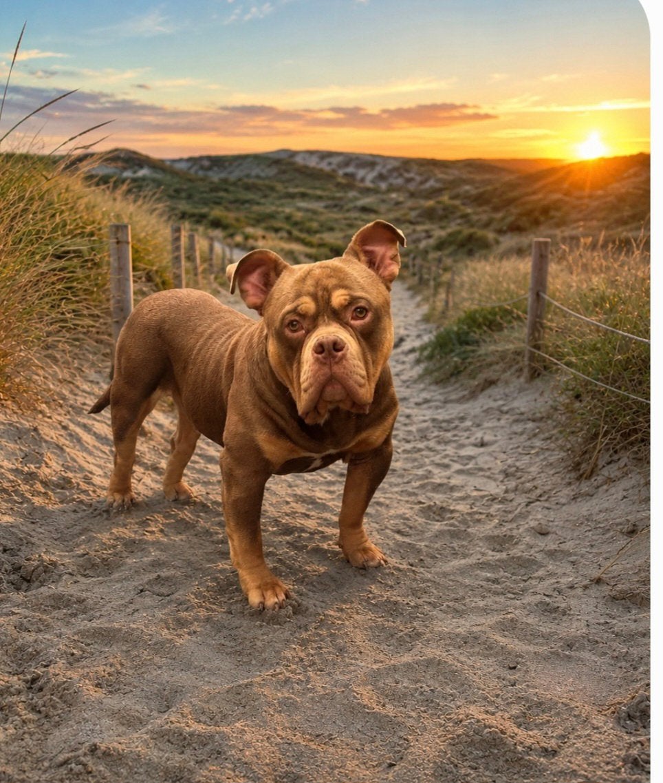 Dek reutje aan geboden pocket bully een jaar oud, Dieren en Toebehoren, 15 weken tot 1 jaar, Parvo, Bulldog, Meerdere