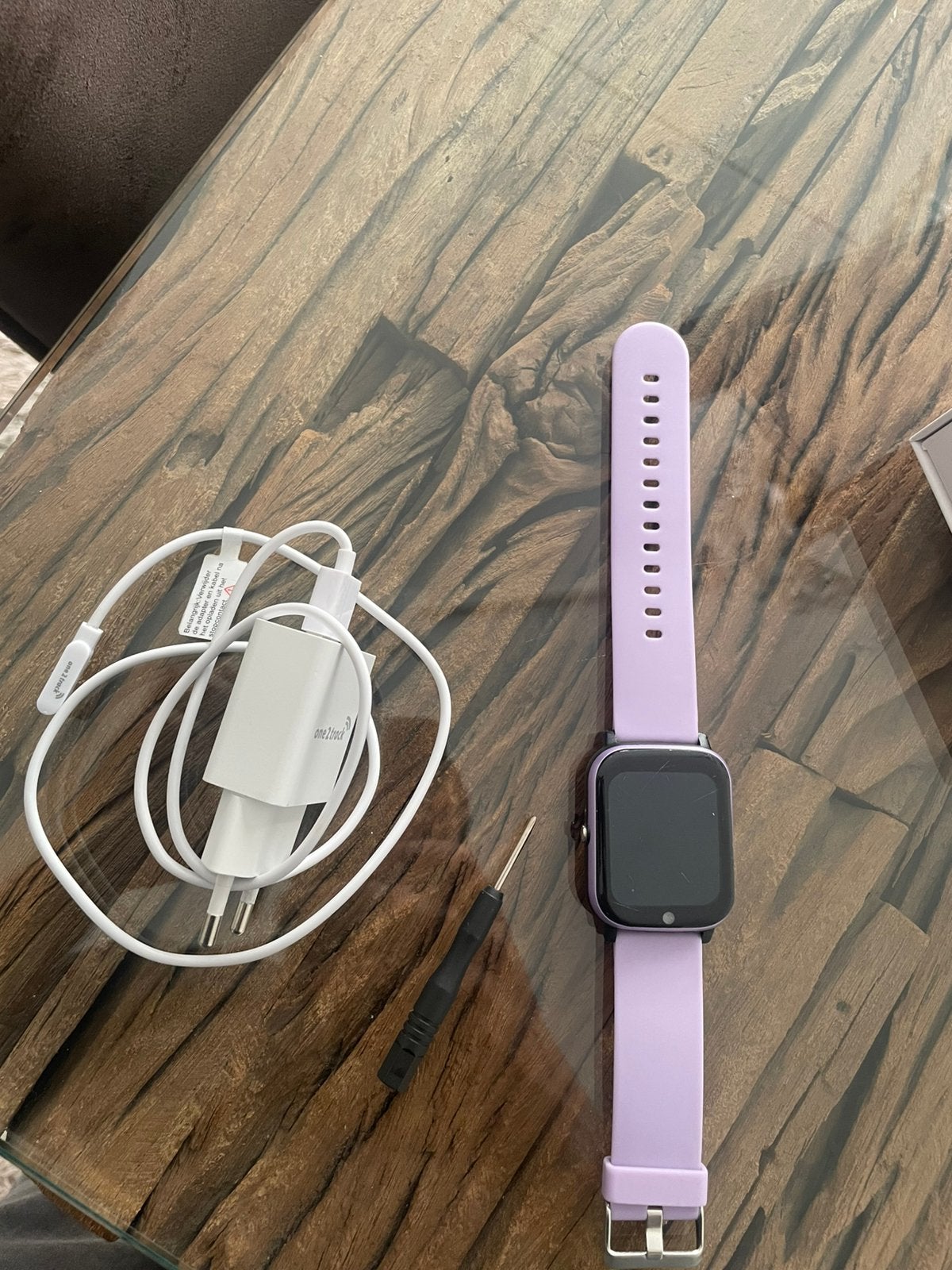 One 2 track horloge, Zwart, Ophalen of Verzenden, Zo goed als nieuw, GPS