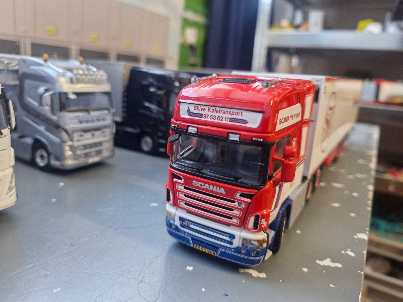 scania met koeltrailer wsi van skive