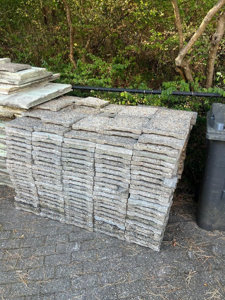 Gratis af te halen Terras tegels 30/30, Tuin en Terras, Ophalen, Gebruikt, 10 m² of meer, Beton