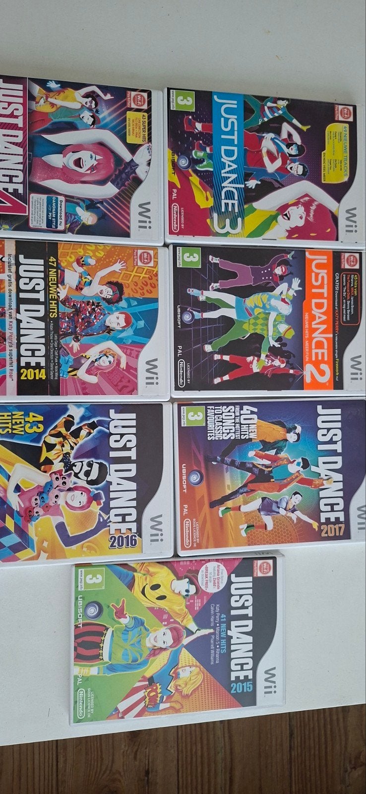 Just Dance Wii Collectie - Diverse Edities, Spelcomputers en Games, Games | Nintendo Wii, Ophalen, Muziek, Gebruikt, Eén computer