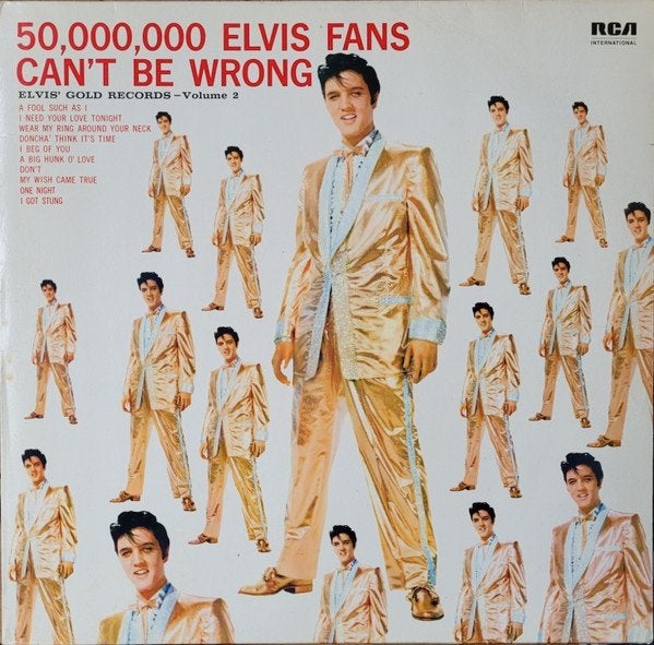 Elvis Presley – 50,000,000 Elvis Fans Can't Be Wrong, Ophalen of Verzenden, Gebruikt, 12 inch, Poprock
