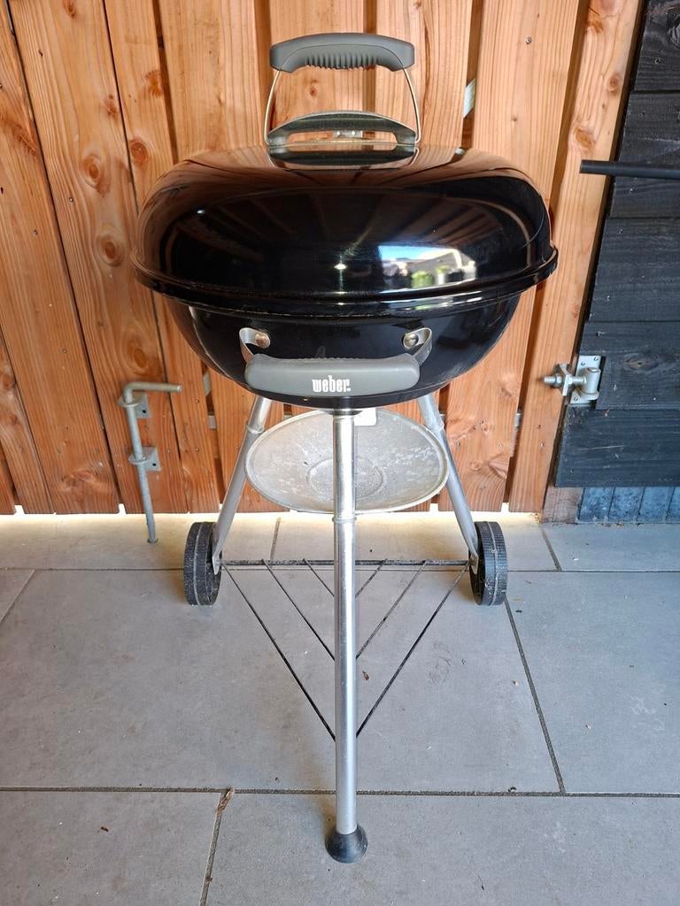 Weber Compact Kettle Houtskoolbarbecue 47cm, Ophalen, Gebruikt, Weber