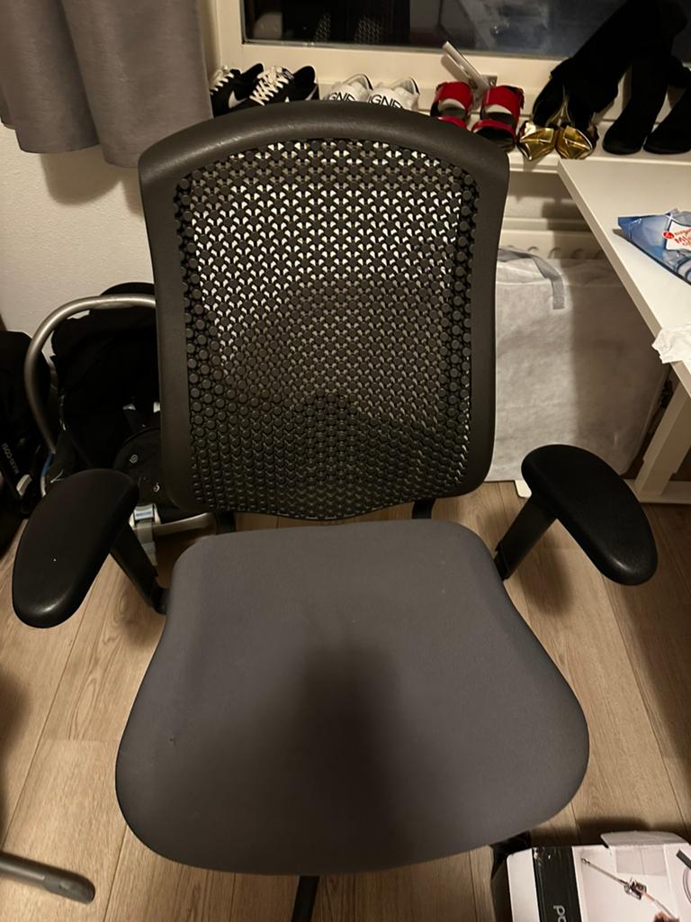 Herman Miller Sayl Bureaustoel - Ergonomisch en Stijlvol, Huis en Inrichting, Bureaustoelen, Ophalen, Zwart, Zo goed als nieuw