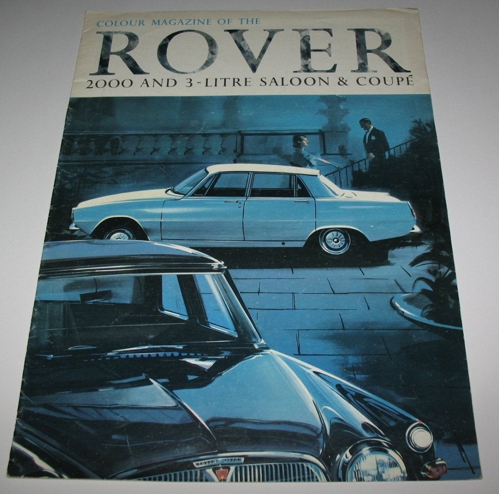 Folder colour magazine of the Rover 2000 and 3-litre saloon, Ophalen of Verzenden, Zo goed als nieuw, Overige merken