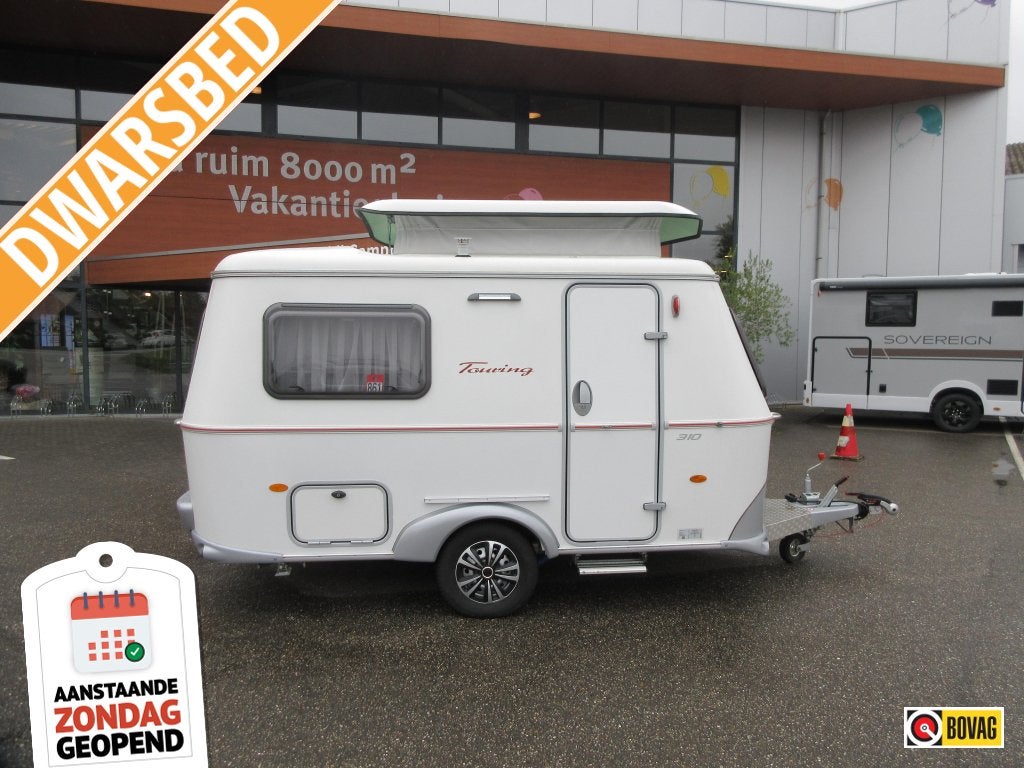 Eriba Touring 310 ZEER COMPACT, MET HEFDAK, Eriba, Dwarsbed, Kleine zit, Reservewiel