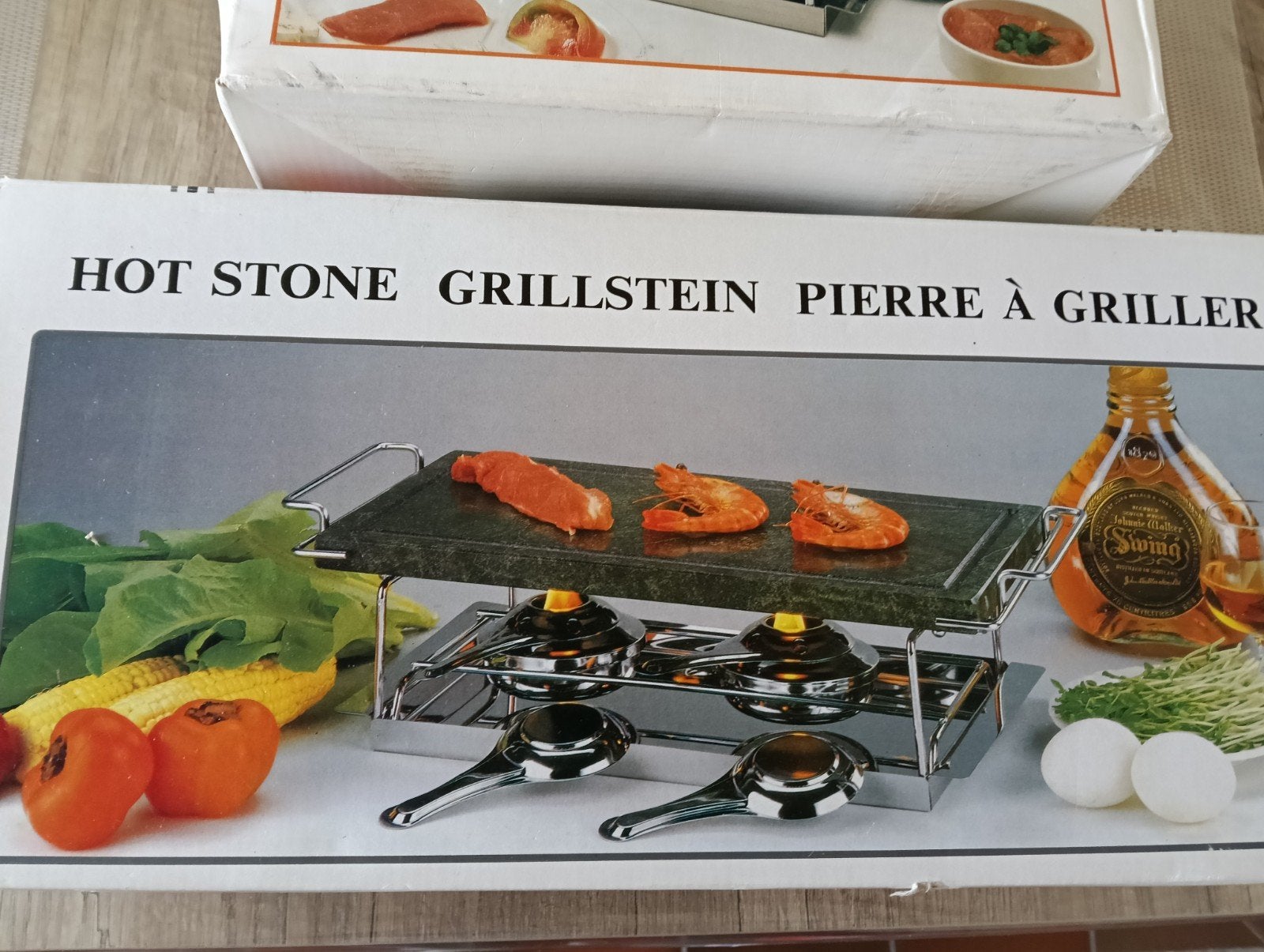 2stuks Hot Stone Grillset, Witgoed en Apparatuur, Gourmetstellen, Ophalen of Verzenden, Nieuw, 4 t/m 7 personen