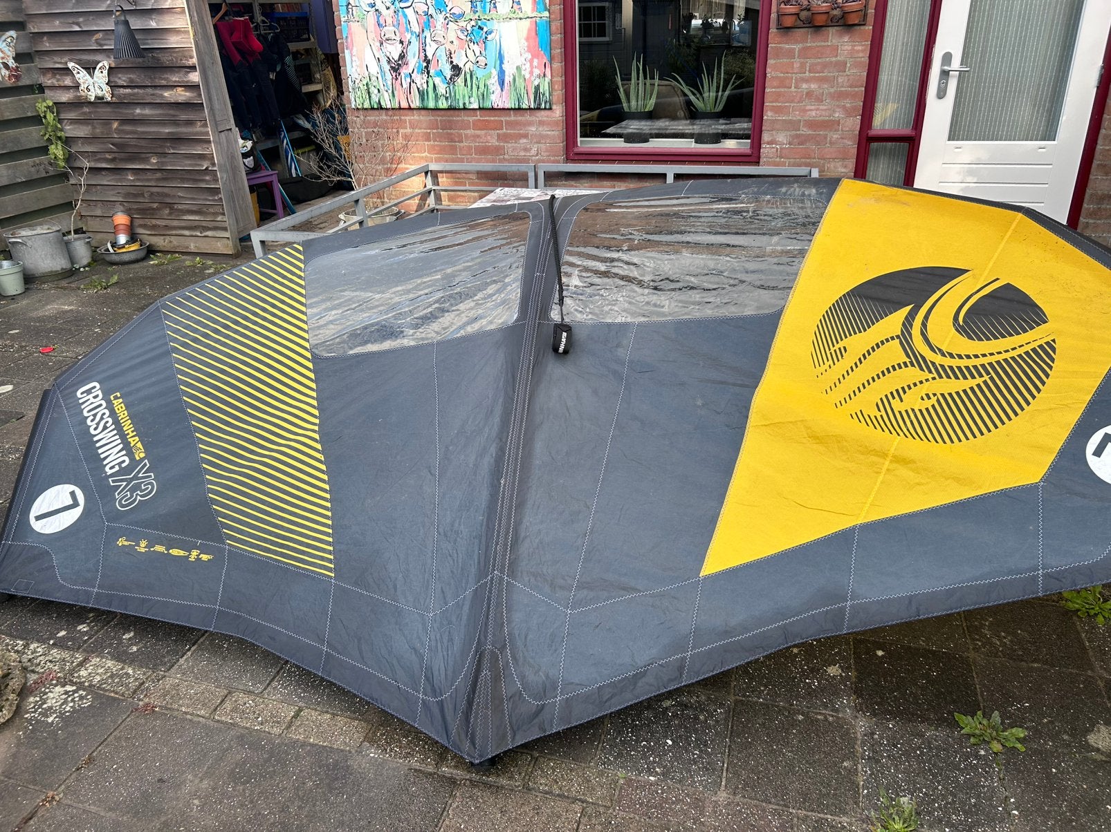 Cabrinha crosswing x3  7 meter, Ophalen, Gebruikt, Wingsurf-wing