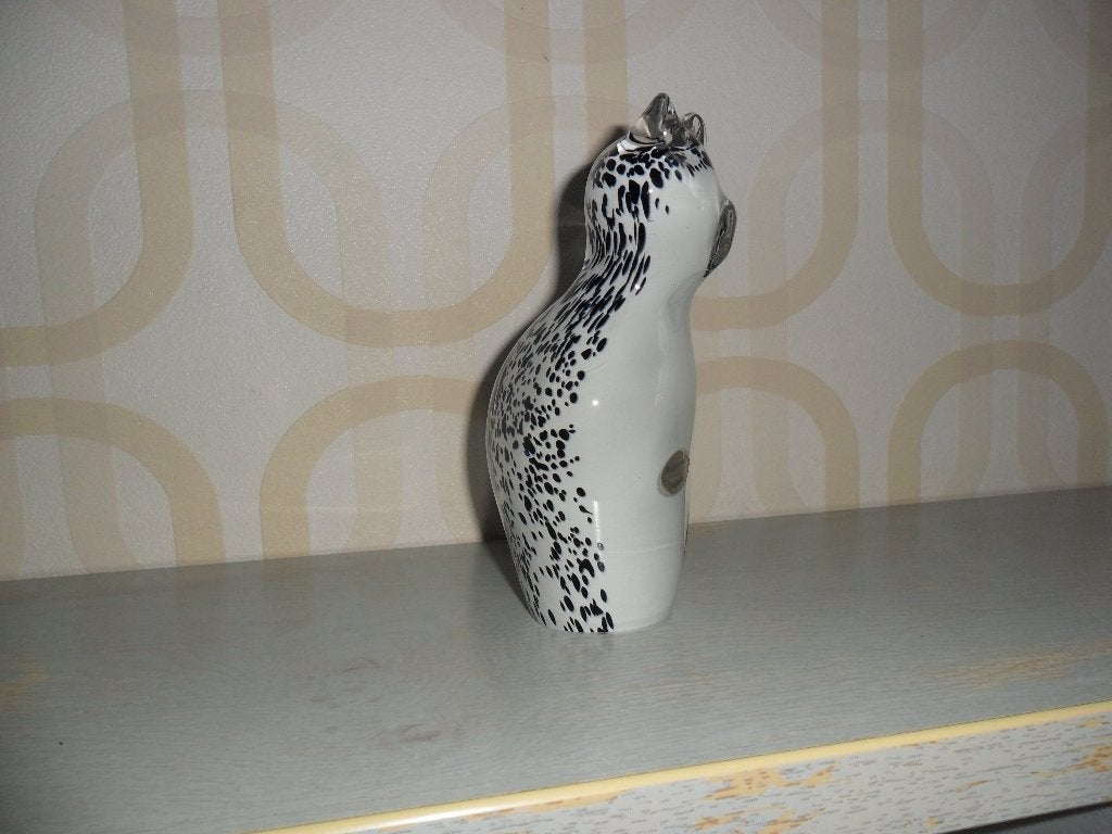 Wedgwood glazen poes / kat, Ophalen of Verzenden