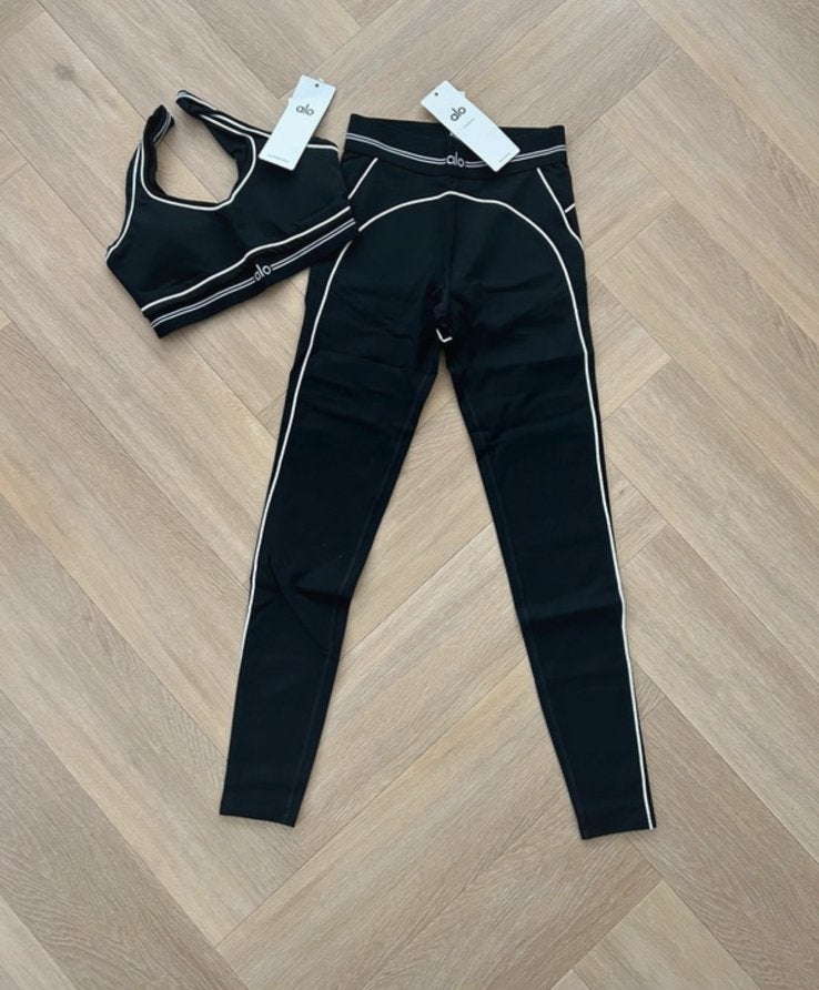 alo setjes, Kleding | Dames, Leggings, Maillots en Panty's, Ophalen of Verzenden, Zo goed als nieuw, Zwart, Panty
