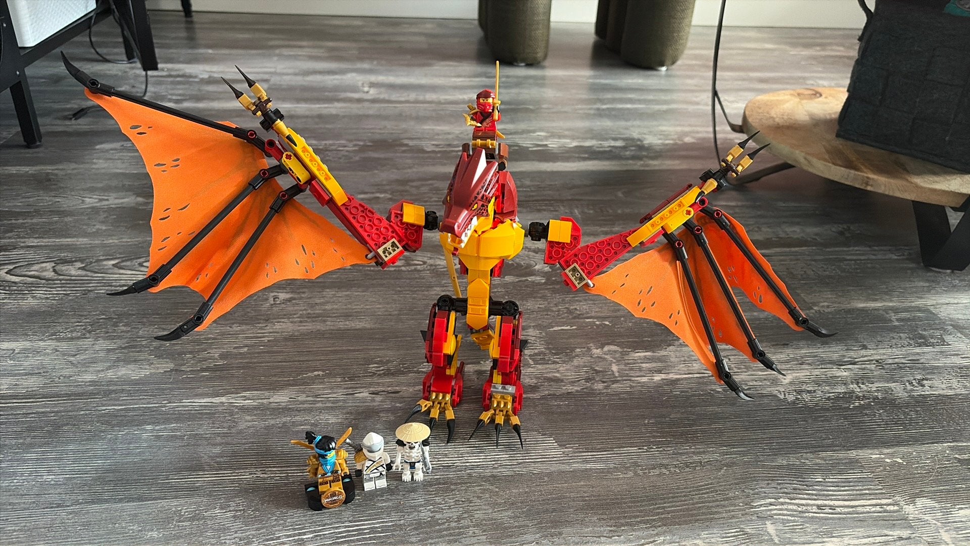 LEGO Ninjago 71753 Vuurdraak Aanval Compleet, Ophalen, Lego, Zo goed als nieuw, Compleet