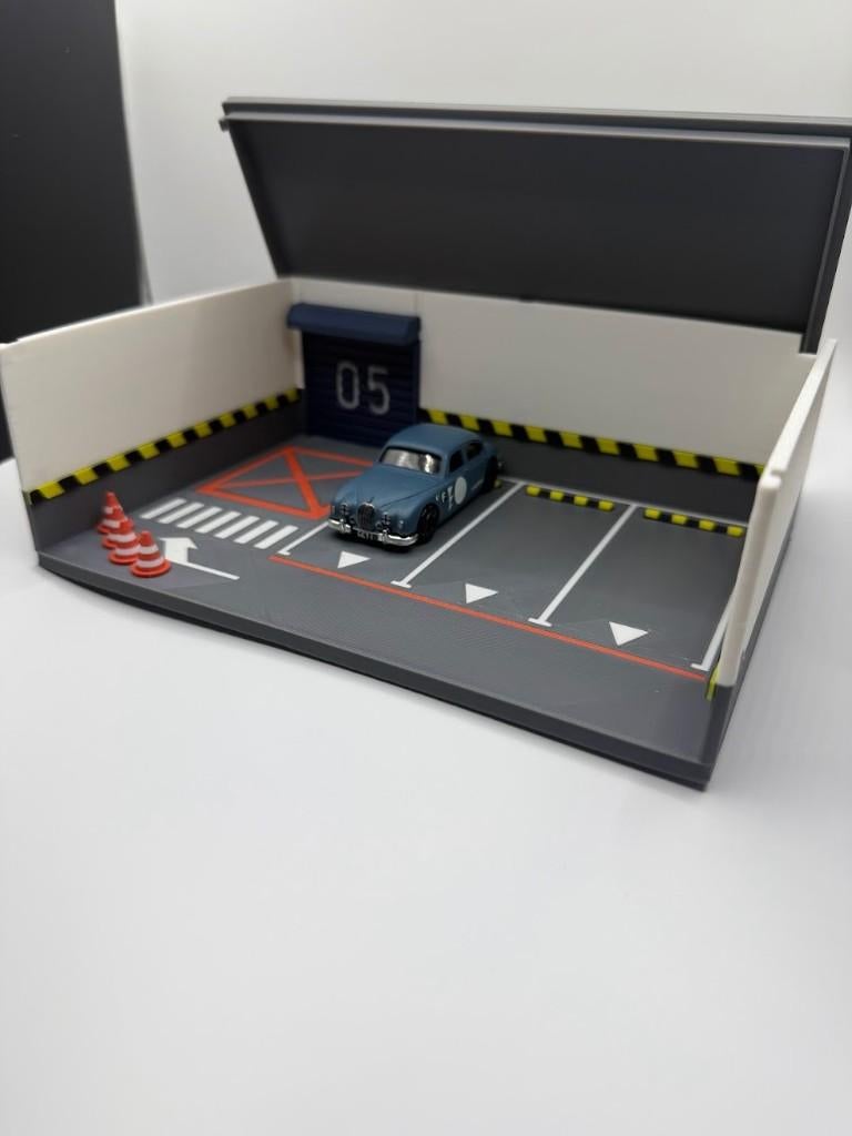 Parkeergarage diorama  schaal 1:64 Hot wheels Diorama, Auto, Nieuw, TGR-3D, TGR3D@outlook.com