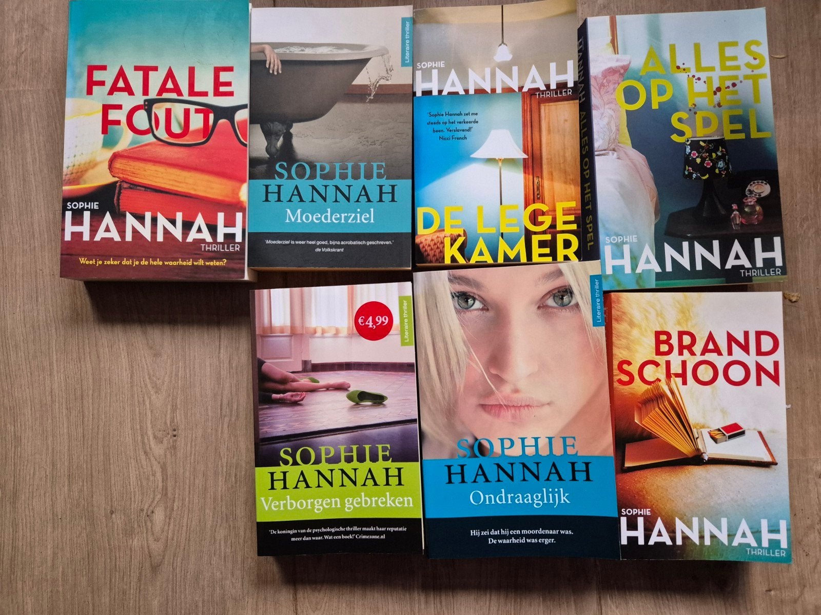 7x thriller, boeken van Hannah Sophie, Boeken, Ophalen of Verzenden, Gelezen, Hannah Sophie