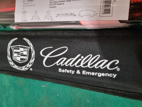 gevarendriehoek cadillac safty en emergency, Ophalen of Verzenden, 'T Olde Gre-j, Info@toldegrej.nl, Endepoelstraat 20f Didam