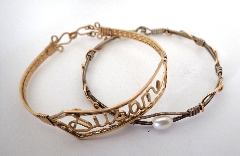 Twee antieke armbanden, Verzenden, Zo goed als nieuw, Goud, Overige materialen
