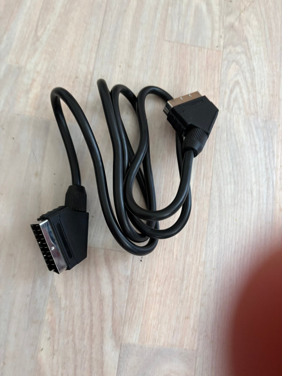 Zwarte SCART-kabel - Audio/Video aansluitkabel, Ophalen of Verzenden, Nieuw, Minder dan 2 meter, Scartkabel