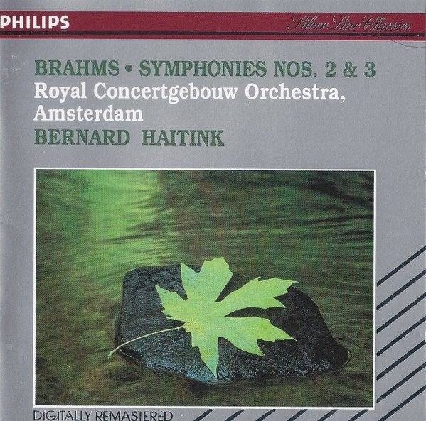 BRAHMS Symphonies nos. 2 & 3 CD HAITINK RCO PHILIPS AG ZGAN, Ophalen of Verzenden, Romantiek, Gebruikt, Orkest of Ballet