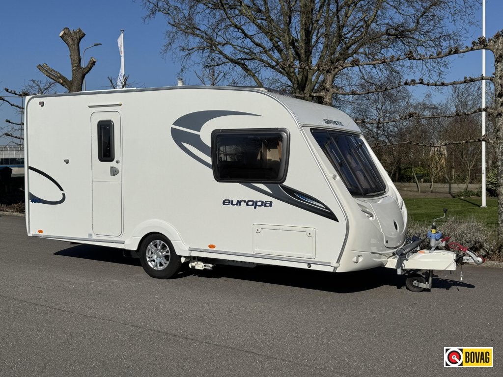Sprite Europa 460 Mover,Voortent,topcaravan, Caravans en Kamperen, Standaardzit, Schokbreker, Tot en met 2, Bedrijf
