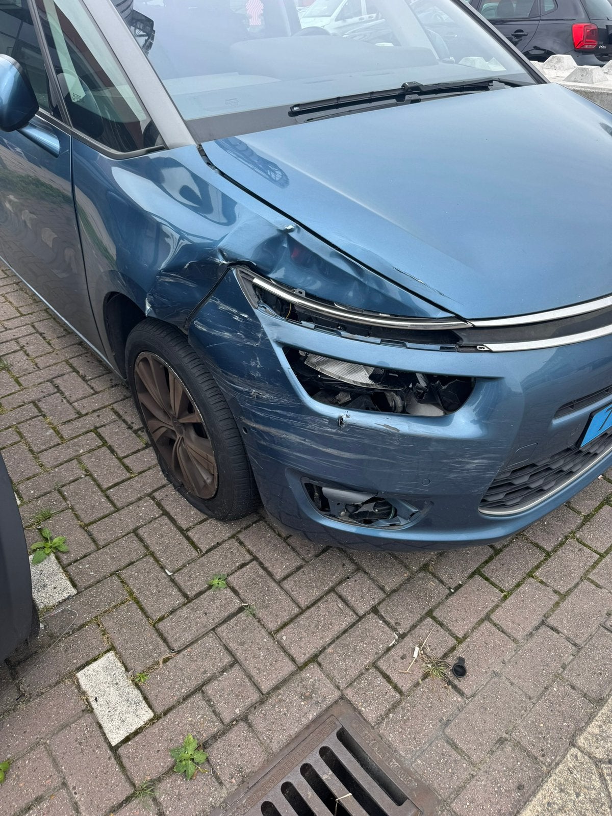 Citroën C4 (Grand) Picasso 1.6 E-hdi EGS 2014 Blauw, Auto's, Citroën, Euro 5, 4 cilinders, Blauw, 7 stoelen
