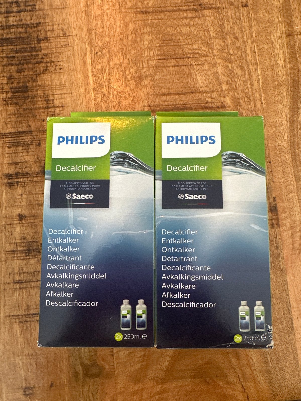 Philips Saeco Ontkalker - 2x 250ml (2 verpakkingen), Ophalen of Verzenden, Nieuw, Overige merken
