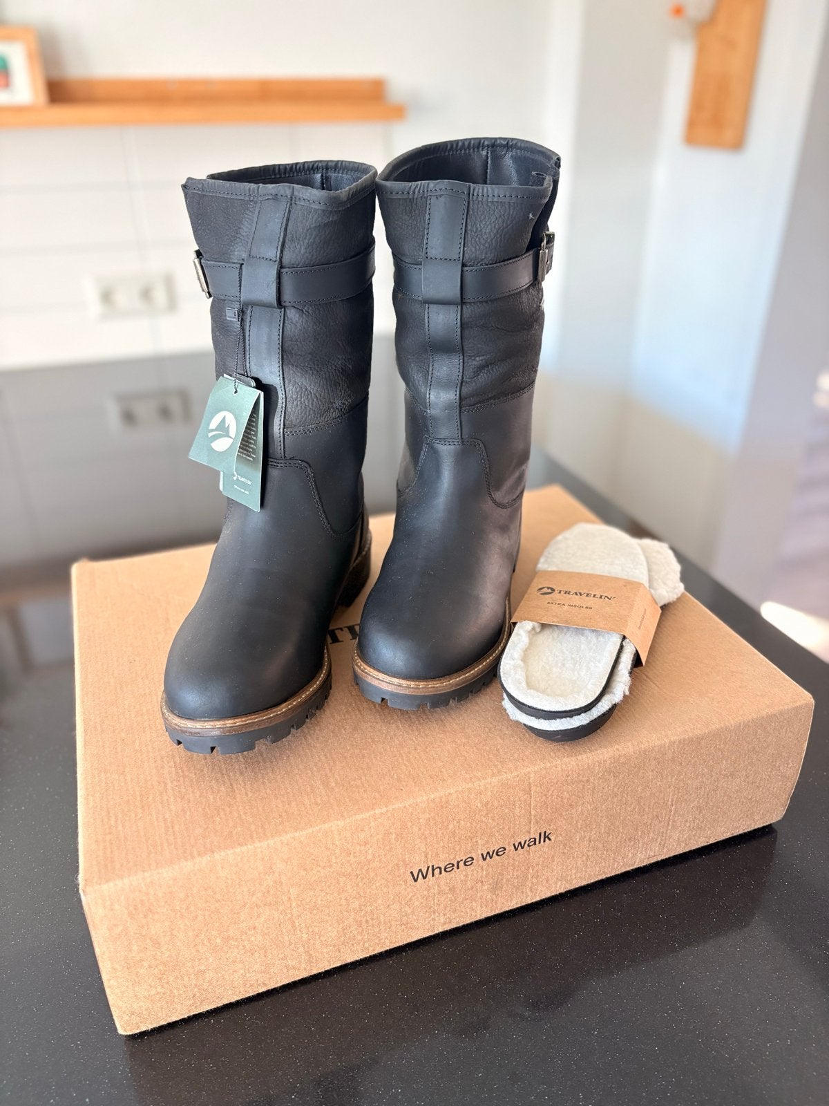 Travelin' Fjaere heren boots - Zwart - Maat 42, Zwart, Boots, Nieuw, Ophalen of Verzenden