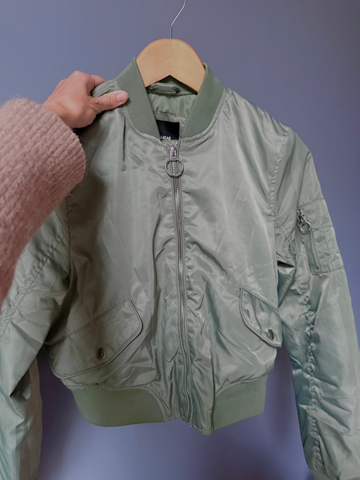 Pull&Bear bomberjack maat xs, nieuw, Ophalen of Verzenden, Nieuw, Maat 34 (XS) of kleiner, Groen