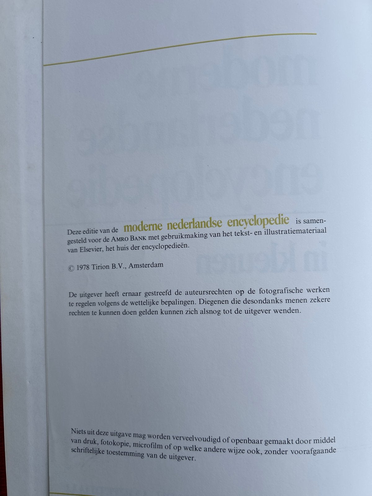 Moderne Nederlandse Encyclopedie - Elsevier (1978), Boeken, Ophalen of Verzenden, Gelezen, Algemeen, Los deel