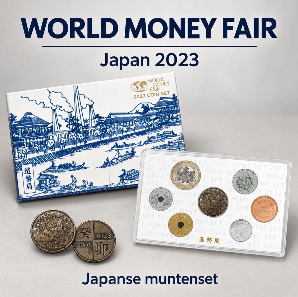 World Money Fair (WMF) set Japan 2023, Ophalen of Verzenden, Buitenland, Munten