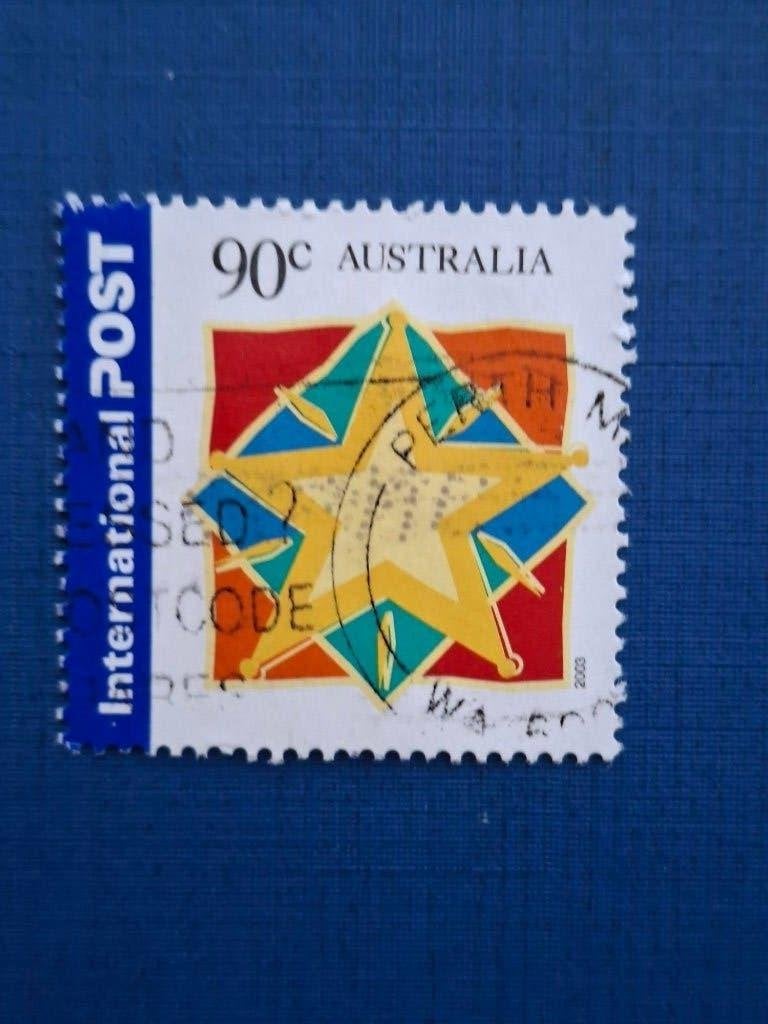 Postzegel Australie 2003 Vredeszegel 18-08, Ophalen of Verzenden, Gestempeld