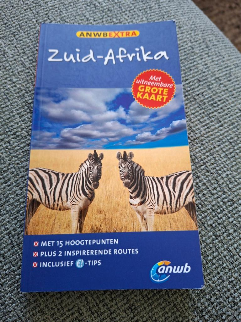 ANWB extra reisgids Zuid-Afrika met uitneembare kaart, Ophalen of Verzenden
