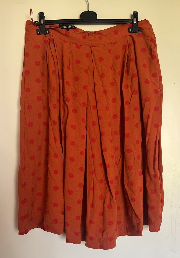 king louie rok maat 44, Verzenden, Maat 42/44 (L), Oranje, Knielengte